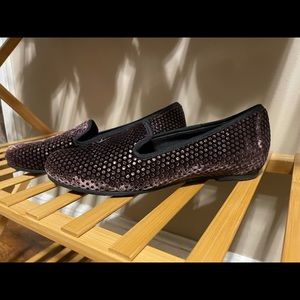 Munro Velvet Smoking Flats